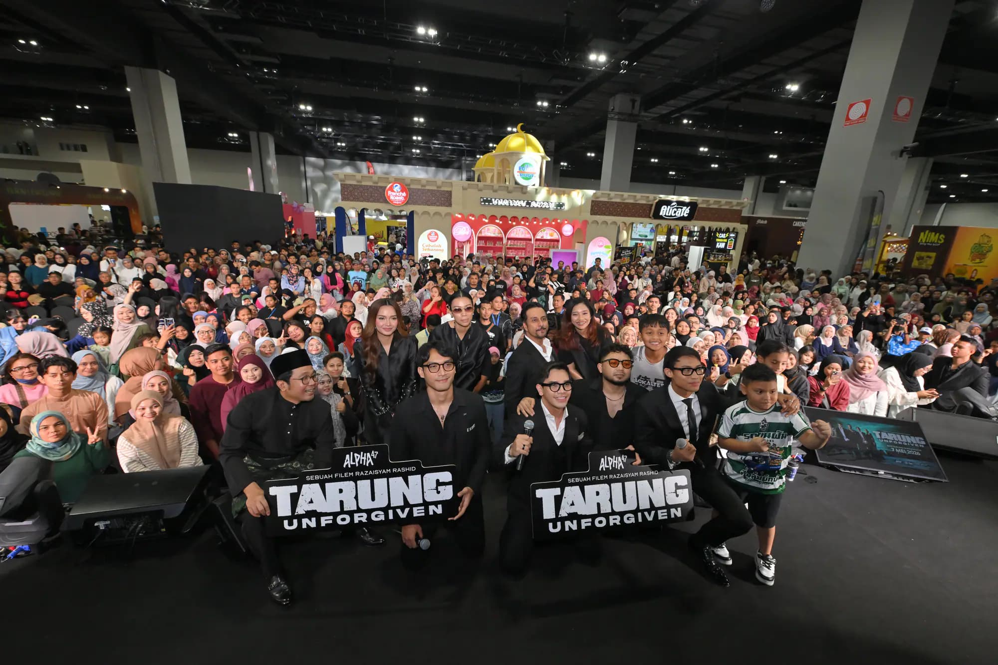 A full hall facing the main stage at the Kuala Lumpur edition