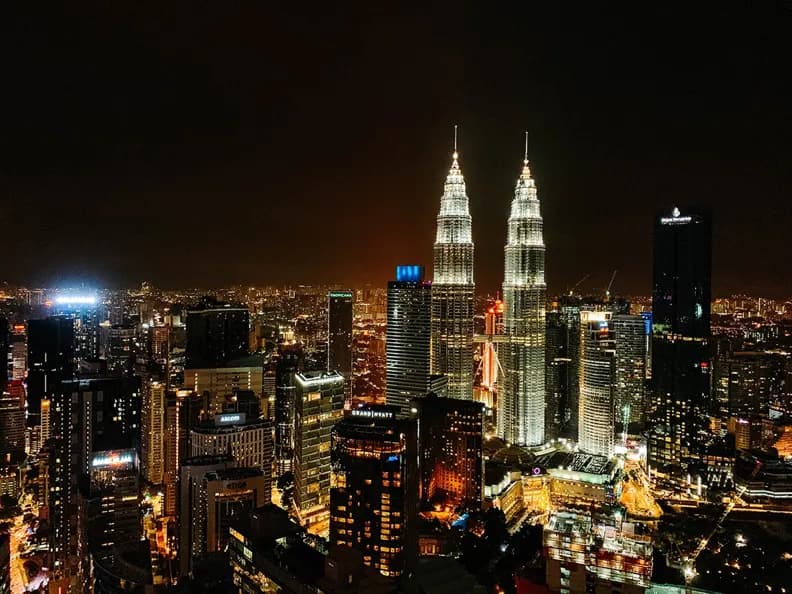 Kuala Lumpur at night