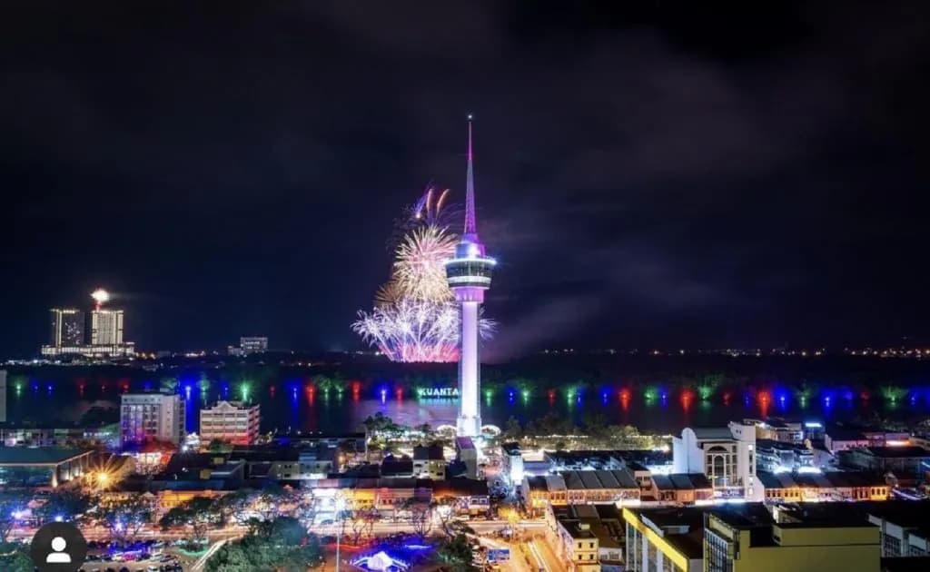 Kuantan, Pahang at night